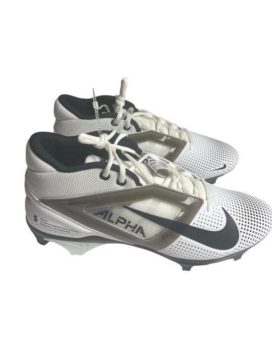 Nike Alpha Menace 4 Pro Agility X Power White & Black Mens Football Cleats 14 main image 6